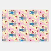 Schattigee Elephant Baby shower Wrapping Paper She (Voorkant)