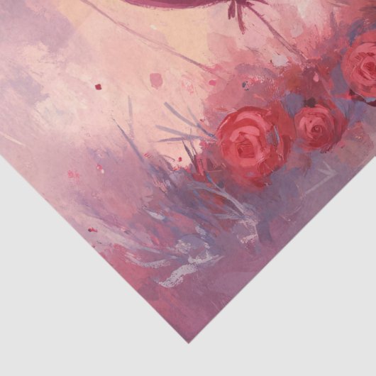 Schattigee Elephant Calf Heart Balloons Decoupage Tissuepapier (Detail)