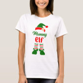 Schattigee Elf Familie Kerstmis Matching T-shirt (Voorkant)