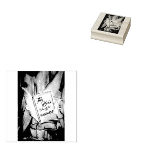 Schattigee Elf Leesboek Eigendom Naam Stamp Rubberstempel