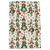 Schattigee  Elfen Kerst Seizoen Medium Cadeauzakje (Voorkant)