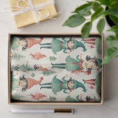 Schattigee  Elfen Kerst Seizoen Tissuepapier (Geschenk)