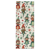 Schattigee  Elfen Kerst Seizoen Wijn Cadeautas (Voorkant)