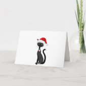 Schattigee Elfkatten en Kerstmis Feestdagen Kaart (Achterkant)