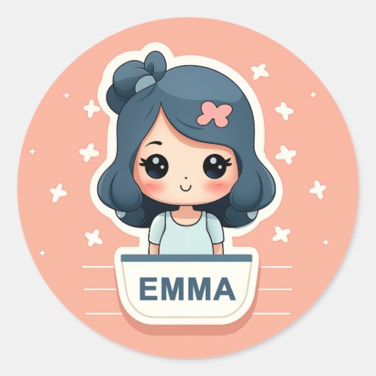 Schattigee Emma sticker (Voorkant)