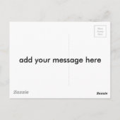 Schattigee Emo Cartoon van Meisje Knuffelen Jongen Briefkaart (Achterkant)