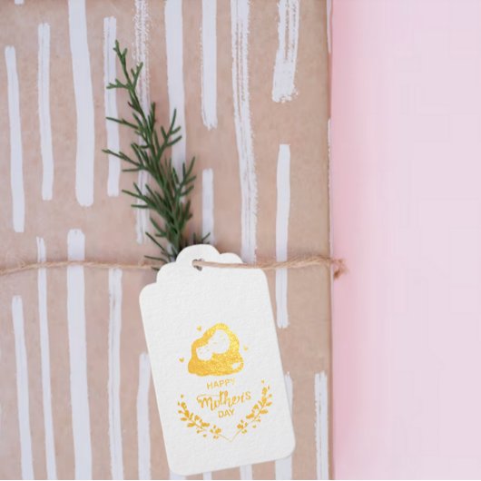 Schattigee Emotional Moederdag Tender Knuffel Cadeaulabels