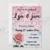 Schattigee en coole bruiloft kaart (Voorkant)