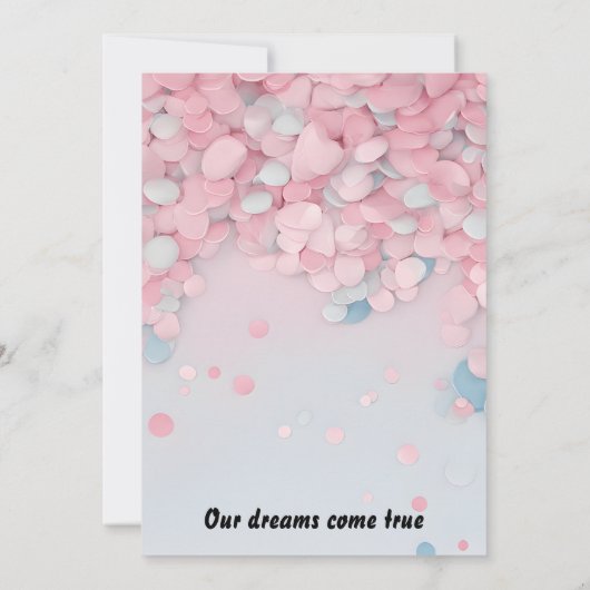 Schattigee en coole bruiloft kaart (Achterkant)