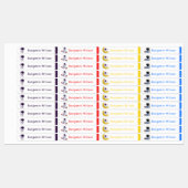 Schattigee en eenvoudige astronaut aangepaste Kind Labels (Vel)