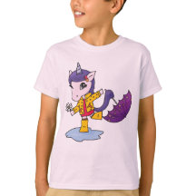 Schattigee en eenvoudige roze bloemeneenhoorn in r