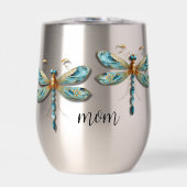 Schattigee en eigenzinnige libellen in Aqua en Gol (Voorkant)