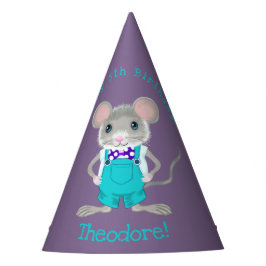 Schattigee en elegante kleine muis aangepaste Verj Feesthoedjes