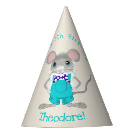 Schattigee en elegante kleine muis aangepaste Verj Feesthoedjes