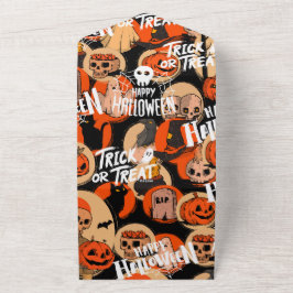 Schattigee en enge Halloween Spooky vibes All In One Uitnodiging