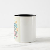 Schattigee en feestelijke koffie Mok voor paasvier (Center)