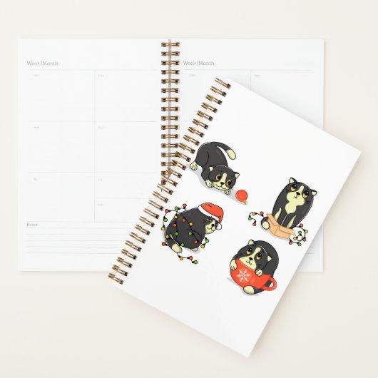 Schattigee en Funny Christmas Cats Planner (Display)