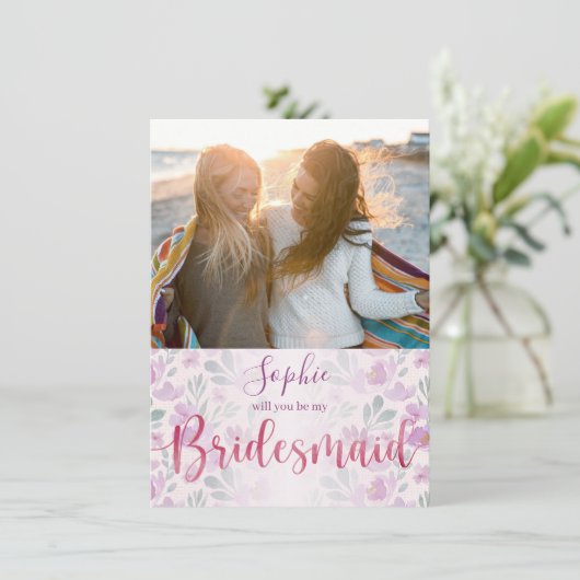 Schattigee en girly roze en Paarse pioenroos Water (Staand voorkant)