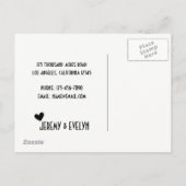 Schattigee en grappige alternatieve adreswijziging aankondigingskaart (Achterkant)