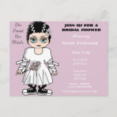 Schattigee en grappige bruidsdouche uitnodiging (Voorkant)