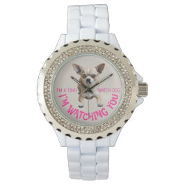 Schattigee en grappige Chihuahua Watch Dog Watch Horloge