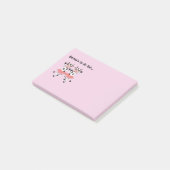 Schattigee en grappige dansen koeien op maat post-it® notes (Schuin)