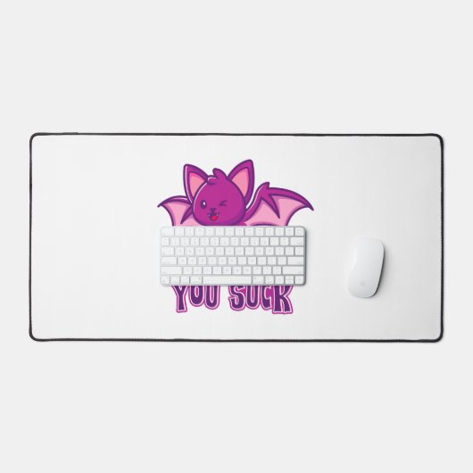 Schattigee en grappige Halloween Vampire Bats You Bureaumat (Keyboard & Muis)