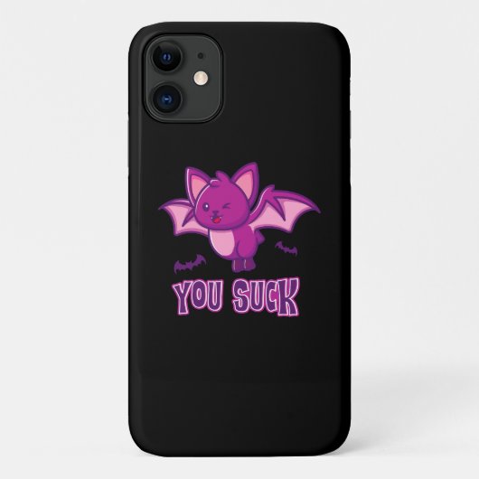 Schattigee en grappige Halloween Vampire Bats You  Case-Mate iPhone Case (Achterkant)
