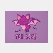 Schattigee en grappige Halloween Vampire Bats You  Deurmat (Voorkant)
