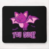 Schattigee en grappige Halloween Vampire Bats You Muismat (Voorkant)