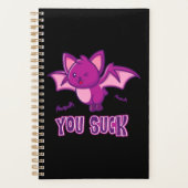 Schattigee en grappige Halloween Vampire Bats You  Planner (Voorkant)