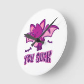 Schattigee en grappige Halloween Vampire Bats You Ronde Klok (Hoek)