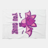 Schattigee en grappige Halloween Vampire Bats You  Theedoek (Horizontaal)