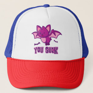 Schattigee en grappige Halloween Vampire Bats You Trucker Pet