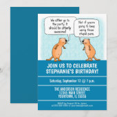 Schattigee en grappige Otter Puns verjaardagsfeest Kaart (Voorkant / Achterkant)