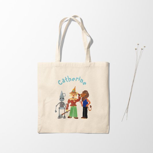 Schattigee en grappige personages met jouw naam 1  tote bag