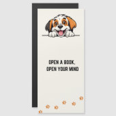 Schattigee en Grappige piekende hond, bladwijzer m (Voorkant / Achterkant)