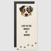 Schattigee en Grappige piekende hond, Bladwijzer m (Voorkant / Achterkant)