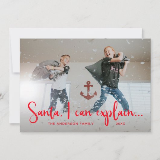 Schattigee en grappige stoute kerst Kaart (Voorkant)