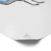 Schattigee en grappige telefoon en dik boek lang v perfect poster (Hoek)