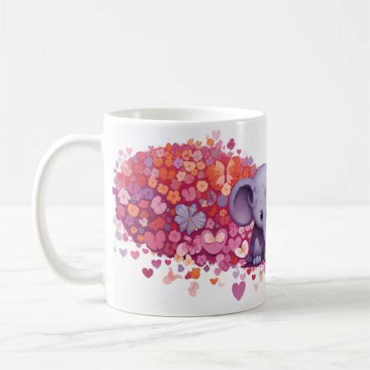 Schattigee en Grappige Valentijnsdag voor Kids 18  Koffiemok (Links)