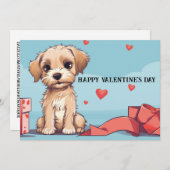 Schattigee en grappige Valentijnsdag voor kinderen Feestdagenkaart (Voorkant / Achterkant)