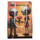 Schattigee en grappige Valentijnsdag voor kinderen Medium Cadeauzakje (Achterkant)