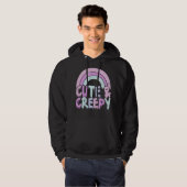 Schattigee en griezelige pastel Gothic druppel Hoodie (Voorkant volledig)