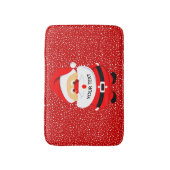 Schattigee en grillige kerstman, kerstvakantie badmat (Voorkant Verticaal)