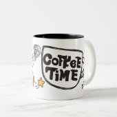 Schattigee en grillige koffietijd Mok (Voorkant rechts)