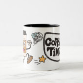 Schattigee en grillige koffietijd Mok (Center)