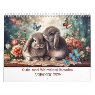 Schattigee en grillige konijnenkalender kalender