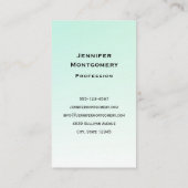 Schattigee en Happy Blue-Green Jellyfish Visitekaartje (Achterkant)