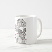 Schattigee en kleurrijke Angel Mok (Voorkant rechts)